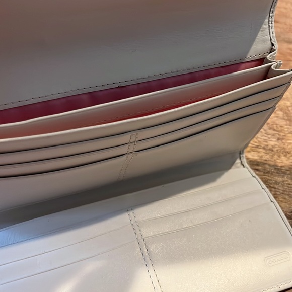 COACH Signature Stripe Wallet - Picture 10 of 16
